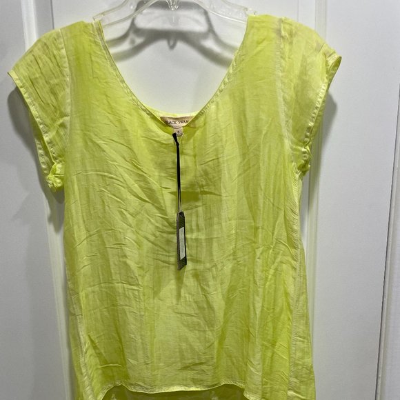 Black Swan Lime Top with lace and embroidered details, Size: S, New with tags - Picture 1 of 3